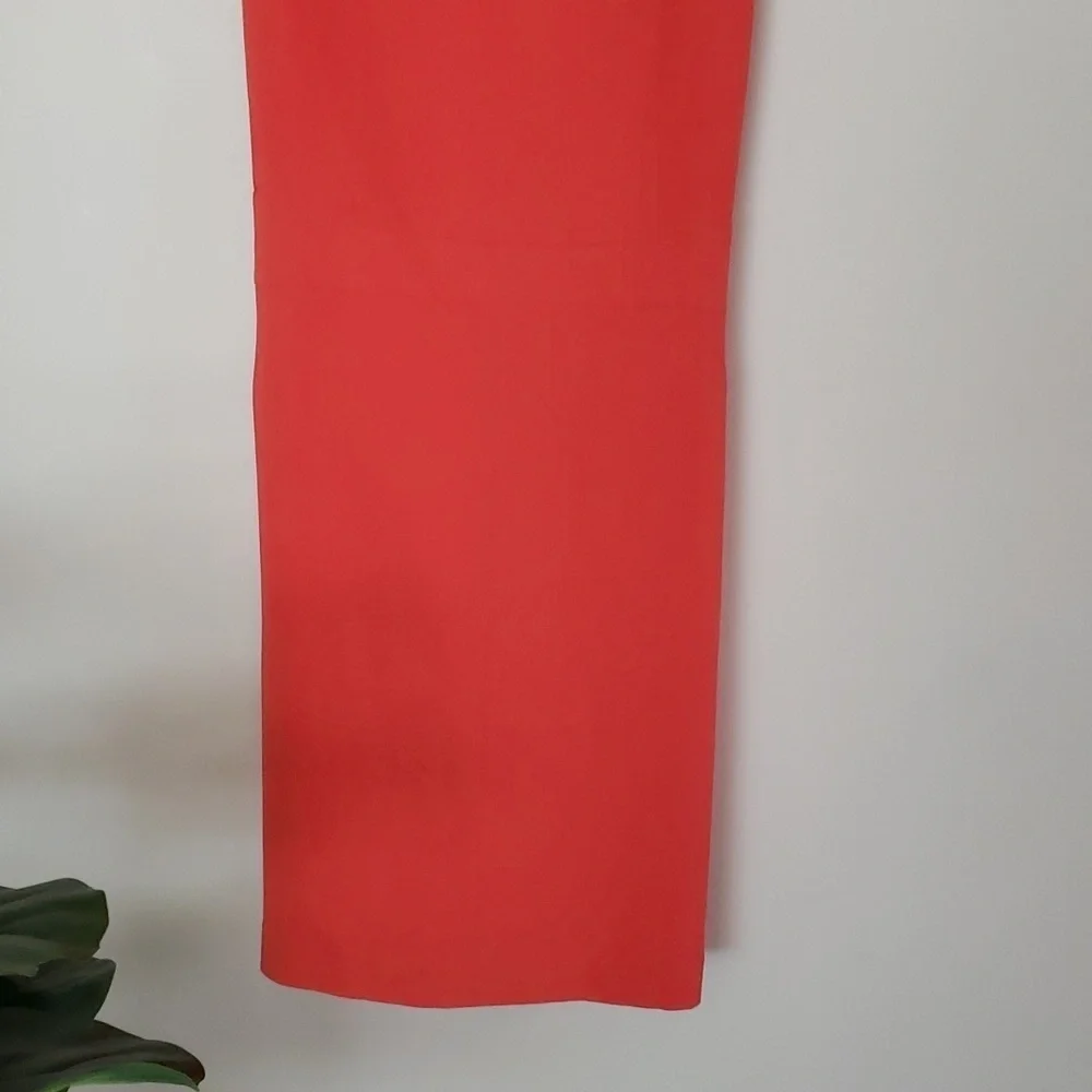 Banana Republic peach orange cross back summer dress, mini dress, wedding guest.